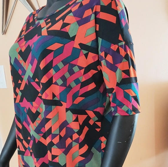 🗺️ Lularoe Small Irma Woman's Size 10-16 Polyester Spandex Stretchy Blend EUC - Picture 6 of 12